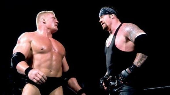 The Undertaker was last eliminated by Brock Lesnar at the '03 'Rumble